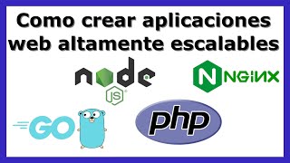 Comparativa servidores Web Go-NodeJS-PHP-NGINX | Como crear aplicaciones web altamente escalables