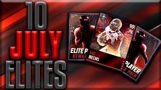 10 JULY ELITE UPGRADES! - Madden Mobile 16