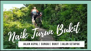 NAIK TURUN BUKIT PAKE TANDEM ? |Gowes Tandem plus Hiking 🤔🤔