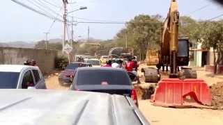 The traffic of Santa Marta, Colombia