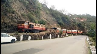 Kalka Shimla Passenger runs parallel to the road