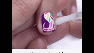 Flash Your Feathers Nail Art Step by Step video