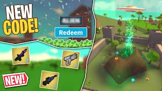 3 New alien guns and New code in island royale