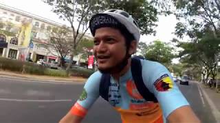 Gowes gosan ke sentul city - malam mencekam tapi banyak tawa jadi happy