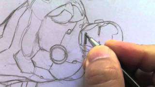 Drawing Iron Man