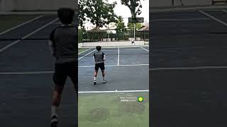 thought I hit a good drop shot #tennis #tennisshorts #tennismatch #amateurtennis #dropshot