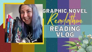 Graphic Novel Readathon: I read 6 graphic novels in one weekend 📚 Reading Vlog