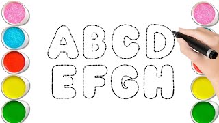 Fun Alphabet Drawing For Kids | Learning The Alphabet | Writing ABC For Playgroup