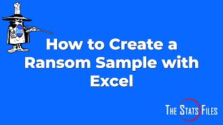 How to take a random sample using Excel