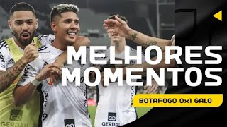 BOTAFOGO 0 X 1 ATLÉTICO-MG I MELHORES MOMENTOS I CAMPEONATO BRASILEIRO 17º RODADA