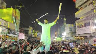 Narayanguda sadar || laddu yadav || Dance on two bulls at chappal bazar sadar #band  #padband