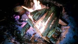 Bivouac Bushcraft L'Hiver C'est Clair