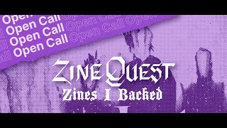 Zine Quest 2024 - All the Things I Backed (And You Should Too!)