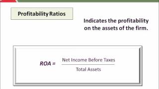 Dealership Financial Ratios - ROA