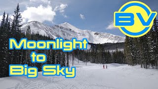 Skiing from Moonlight to Big Sky - Spring 2018 - Big Sky, MT