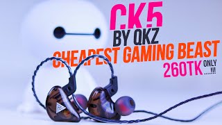 QKZ CK5 Review/260TK Only🔥😲🔥/Cheapest Gaming Earphone/GTechPro/Bangla Review by GaziShajib