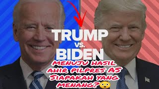 Sengit! Detik Ahir Pilpres AS Biden vs Trump😲