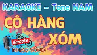 Cô Hàng Xóm Karaoke - Tone Nam - Karaoke Nhạc Sống Sóc Trăng