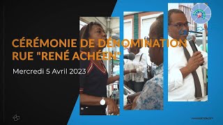 Dénomination de la Rue René ACHEEN