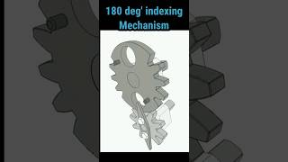 Indexing gear mechanism #AutoCAD #SolidWorks #animation