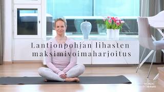 Lantionpohjan lihasten maksimivoimaharjoitus