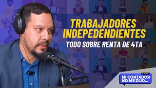 Impuestos por Servicios Profesionales - Recibos por Honorarios - Renta de 4ta Categoría.