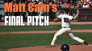 Matt Cain's Final Pitch with GoPro/DSLR Overlay