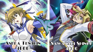 TENJOIN ASUKA VS SHINGO SAWATARI | Accurate Anime Deck | EDOPRO