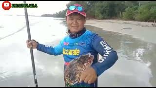 MANCING SANTAI2 BERSAMA MASTA SIFU SAYA DI PANTAI TANJUNG KERAMAT & PIRAT LABUAN 🎣🐟🔛😁✌️👍