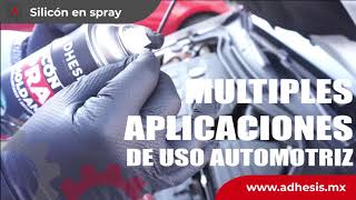 Silicón en spray lubricante abrillantador desmoldante y antiadherente