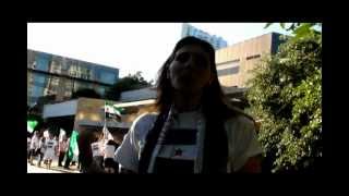 Interview with Mouna Hashem Akil during the Texan Solidarity with the Syrian People Rally