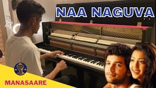 Naa Naguva Modalene Piano Cover | Manasaare | Shreya Goshal | Rishabh D A