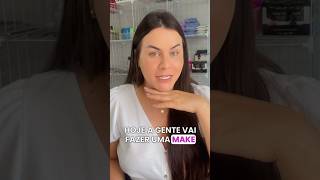 Parte 1 - Maquiagem Marrom Poderosa 😱 #makeup #maquiagem #makeuptutorial #shorts #viral