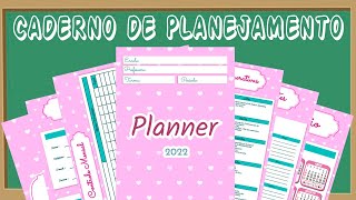 COMO  SE ORGANIZAR PARA O ANO LETIVO?  CADERNO DE PLANEJAMENTO 2022