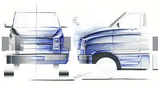 UAZ ZiL Cardesign (Sketch).