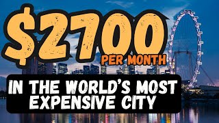 Budgeting $2700/month in Singapore with 20% for saving & investing!