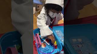 Costplay jadi dokter kecil🤭👩🏻‍⚕️#shortvideo #viralvideo #dokterdokteran