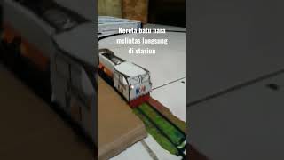 episod 3 kereta batu bara melintas langsung di stasiun #shorts #lewat berandayt