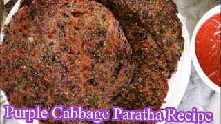 Purple Cabbage Parantha Recipe || Healthy Breakfast Recipe