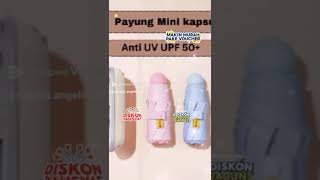 Payung Lipat Mini Anti UV Payung Mini Kapsul Cute Umbrella Mini Souvenir Hampers Gift Payung Kapsul