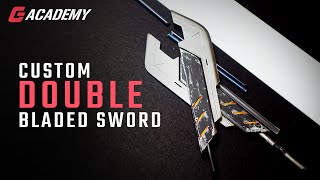 HOW I MADE A DOUBLE BLADED SWORD FROM PLA PLATES