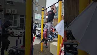 70KG Pullup with a pause in the first ever 1 rep max competition in USA