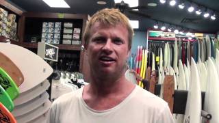 Taj Burrow at Sunrise Surf Shop