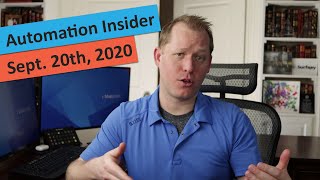 Automation Insider - September 20th, 2020