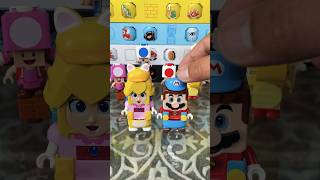 Lego Princess Peach Cat And Lego Mario Ice Exchange Power Suit #trending #lego #toys #mario #shorts