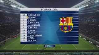 PES 2016 UEFA Champions League Gameplay PS4 | Kriedbach Vs. Barcelona [HD]