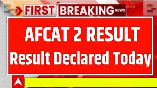 AFCAT 2 Result 2024: Cut Off Marks and Scorecard