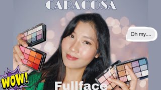 FULL FACE MAKEUP USING CARACOSA PALETTES!