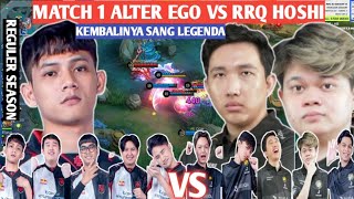 [ FULL MATCH ] ALTER EGO VS RRQ HOSHI MATCH 1 | MPL ID S13 | WEEK 4 DAY 2 #mpl #mplid