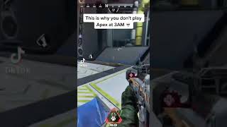 The Reason you should never play apex at 3AM😂.#shorts #apex #funny #clips #bloodhound